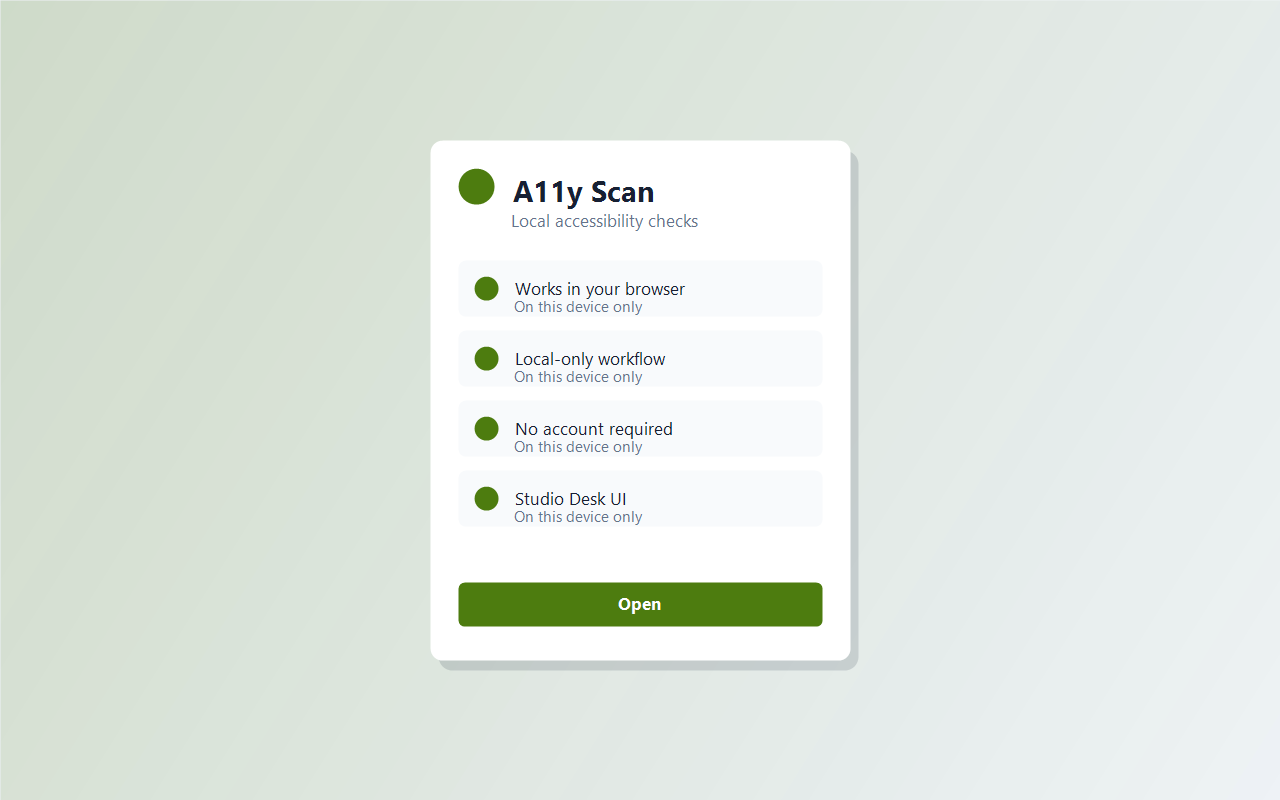 A11y Scan screenshot 1