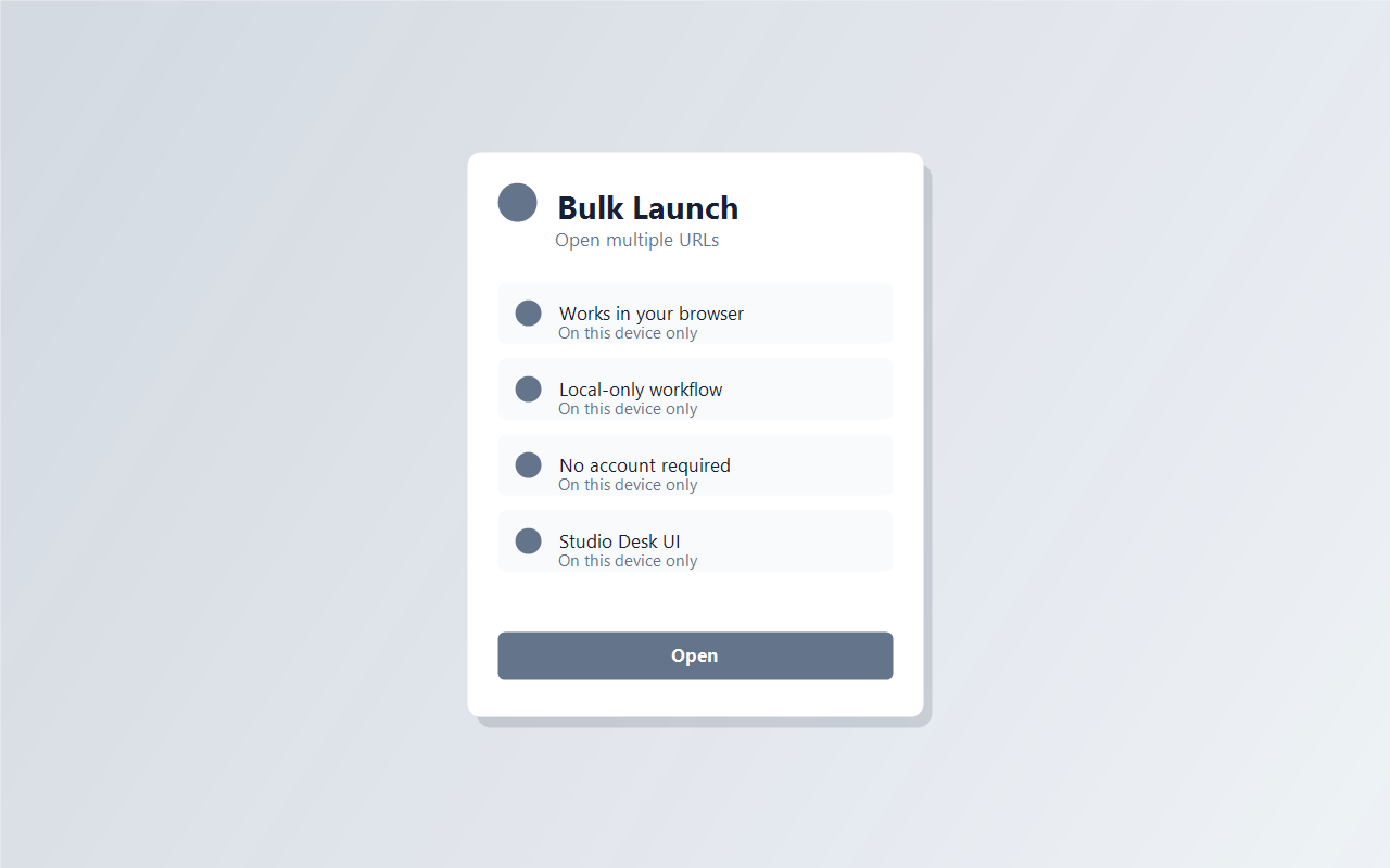 Bulk Launch screenshot 1