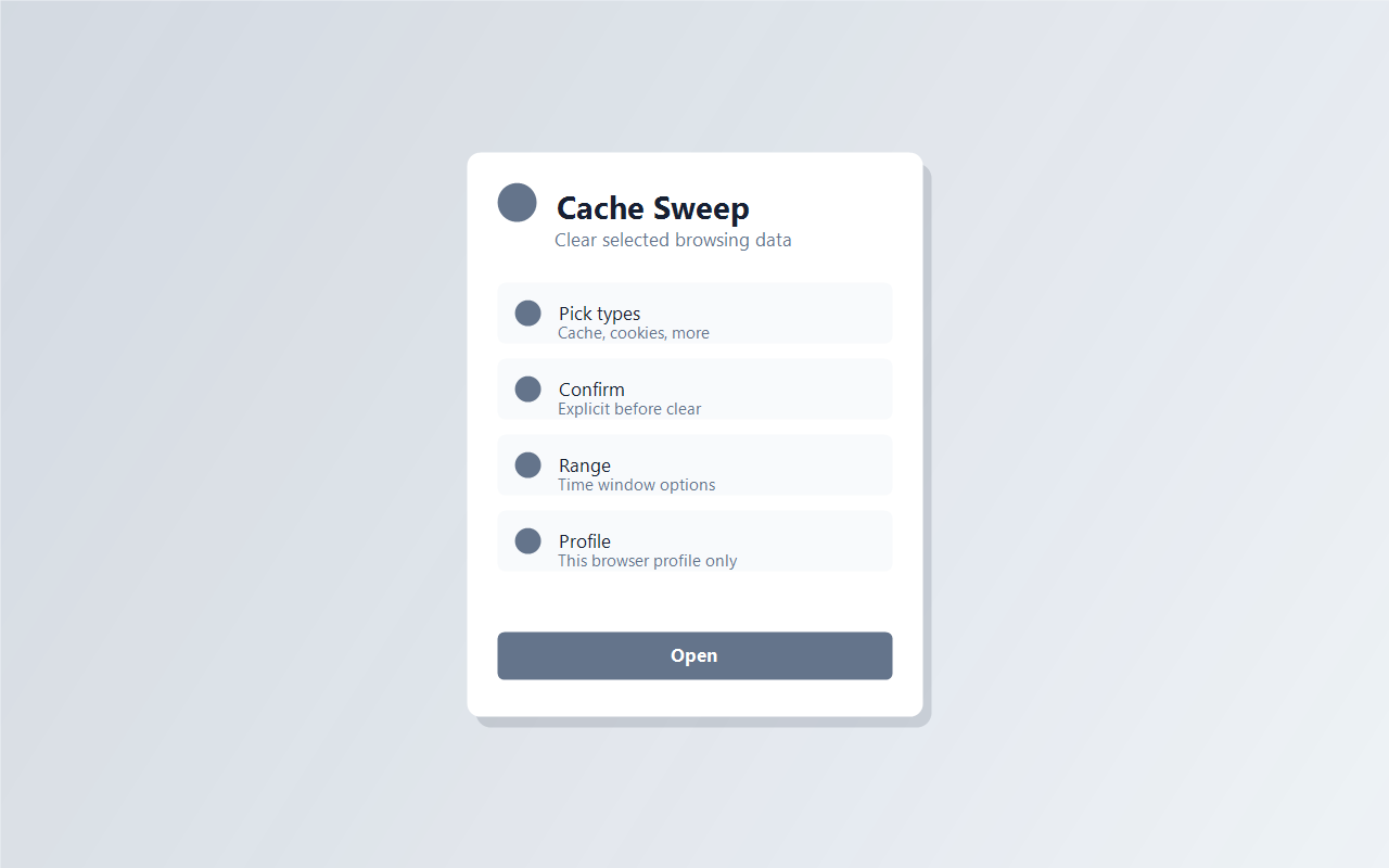 Cache Sweep screenshot 1