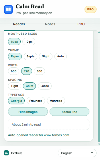 Calm Read screenshot 3