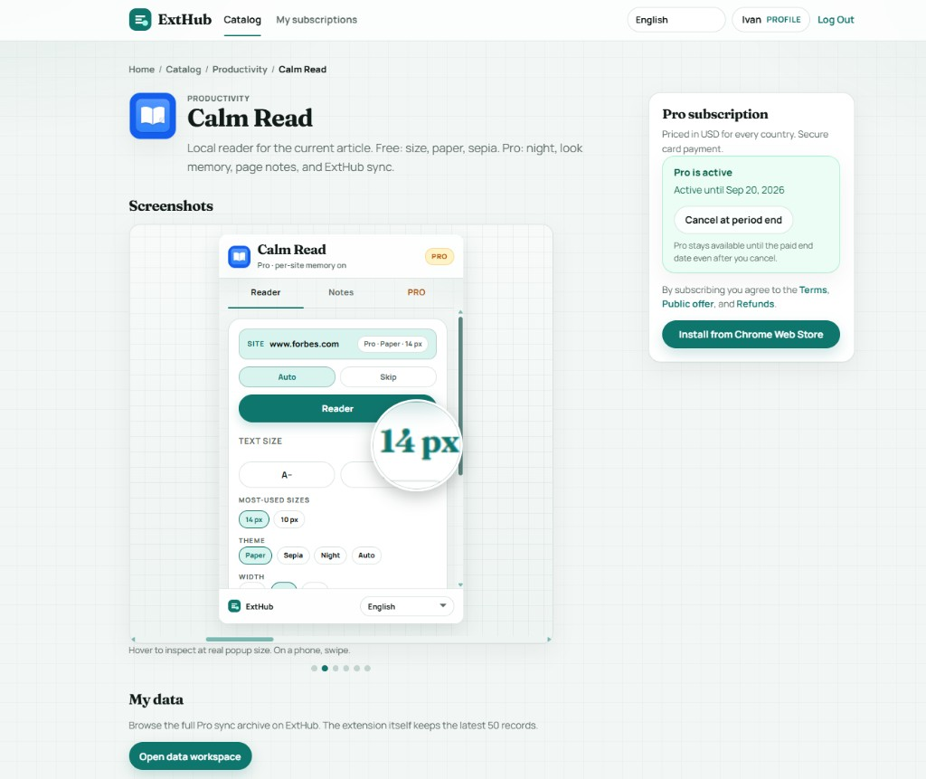 Calm Read screenshot 7