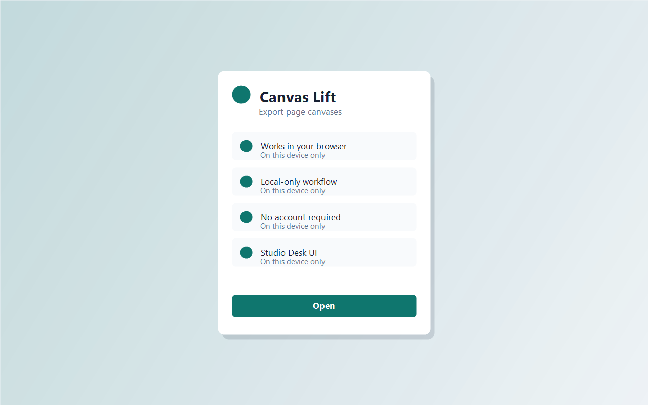 Canvas Lift screenshot 1