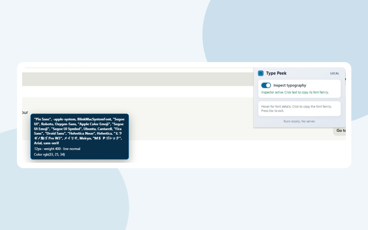 Type Peek screenshot 1