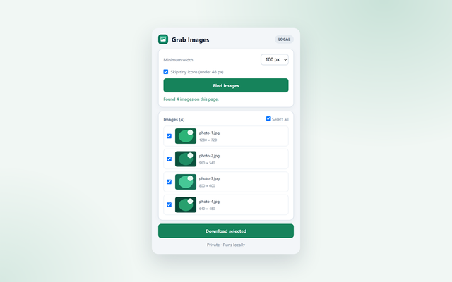 Grab Images screenshot 2