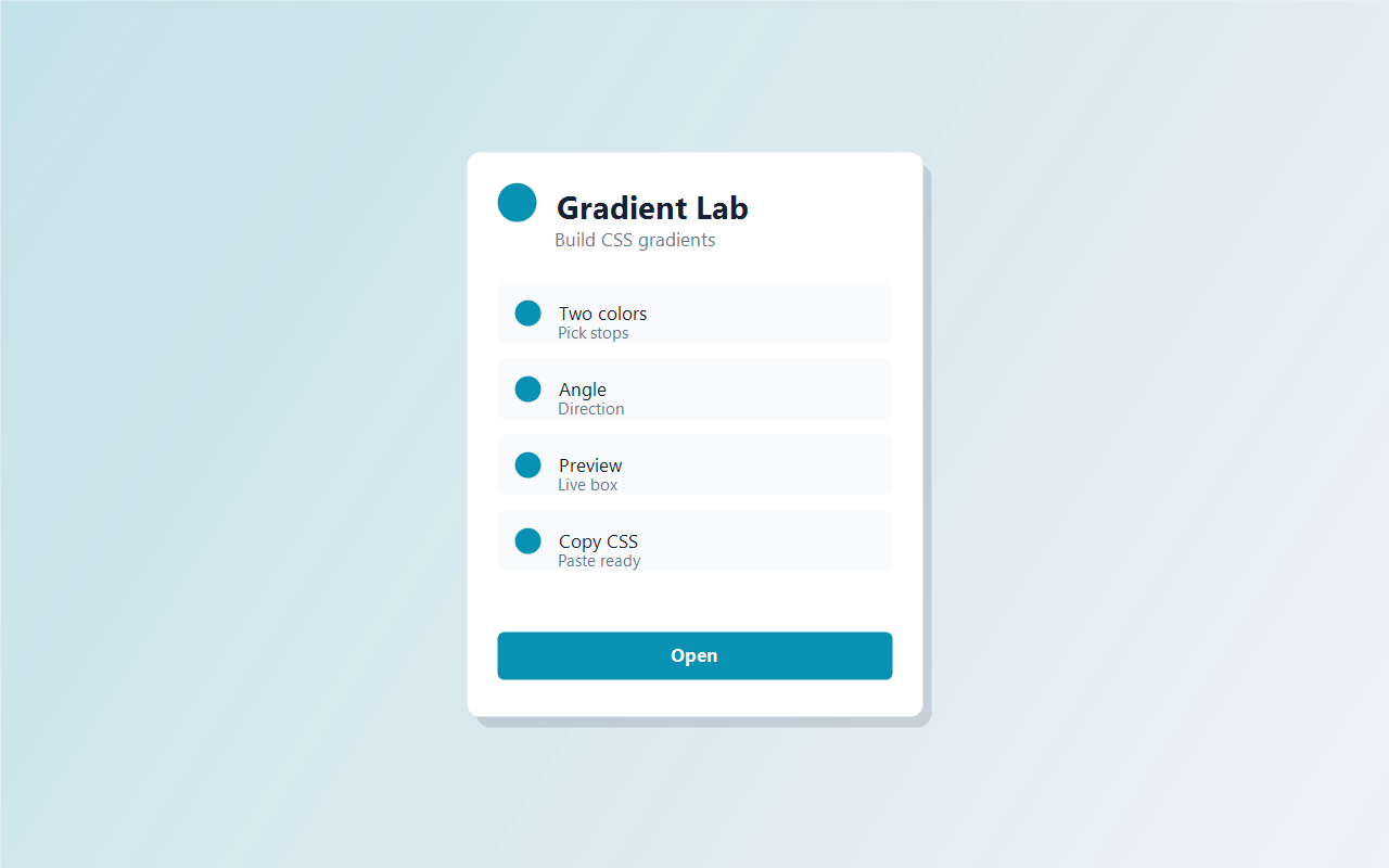 Gradient Lab screenshot 1