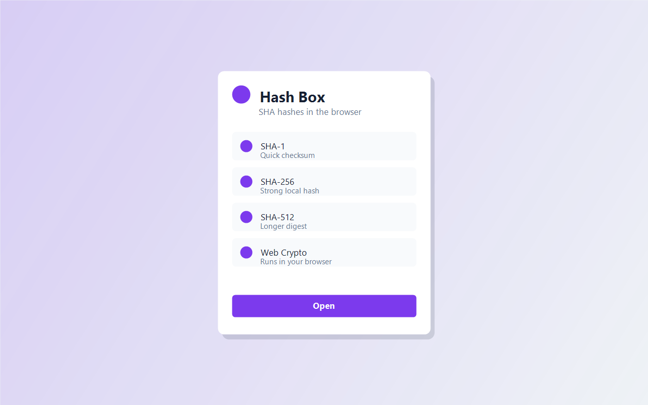 Hash Box screenshot 1