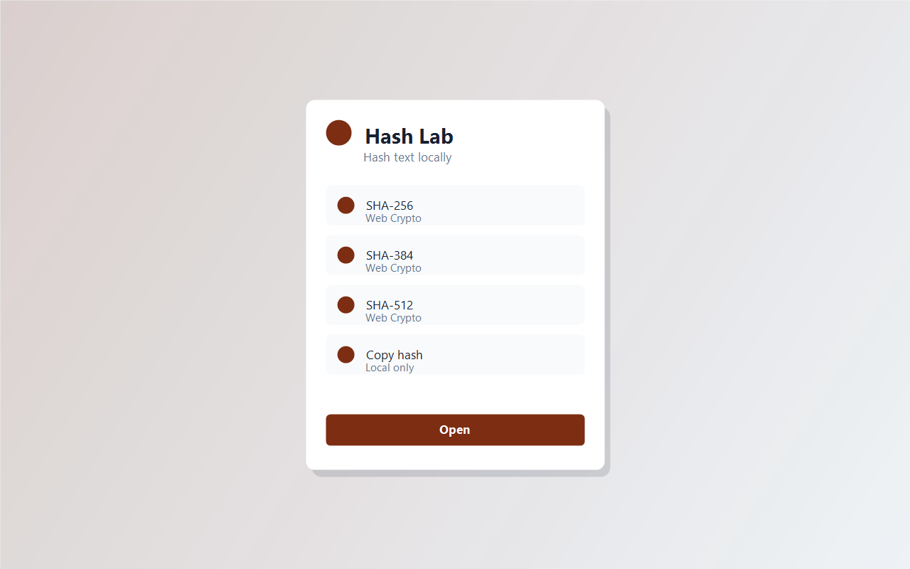 Hash Lab screenshot 1