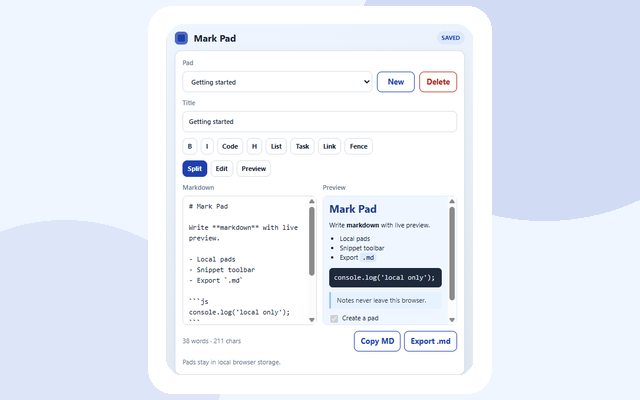 Mark Pad screenshot 2