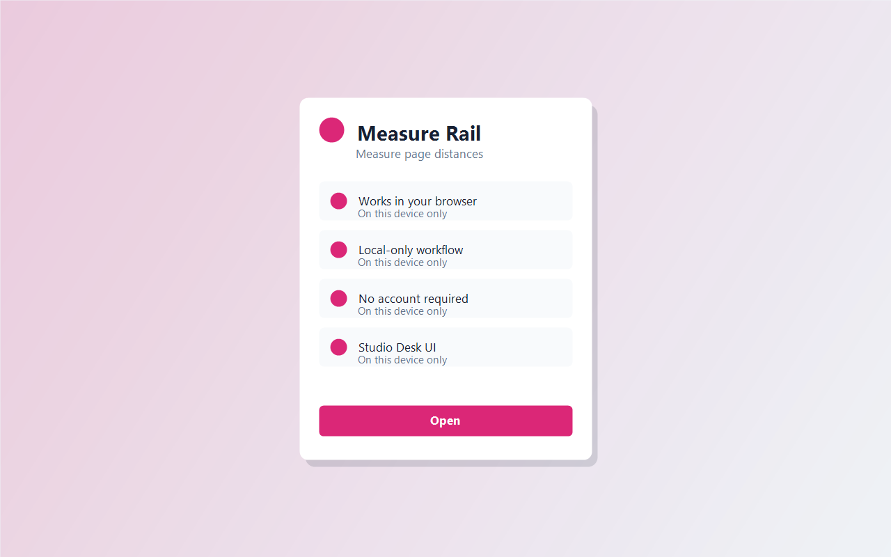 Measure Rail screenshot 1