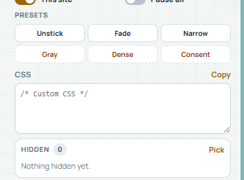 Page Tailor screenshot 2