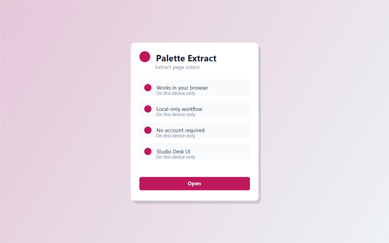 Palette Extract screenshot 1