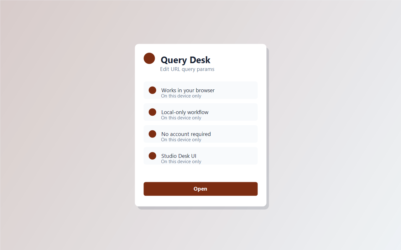 Query Desk screenshot 1