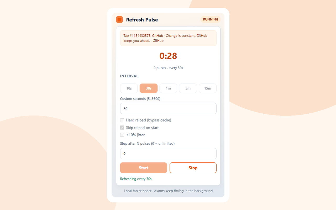 Refresh Pulse screenshot 1