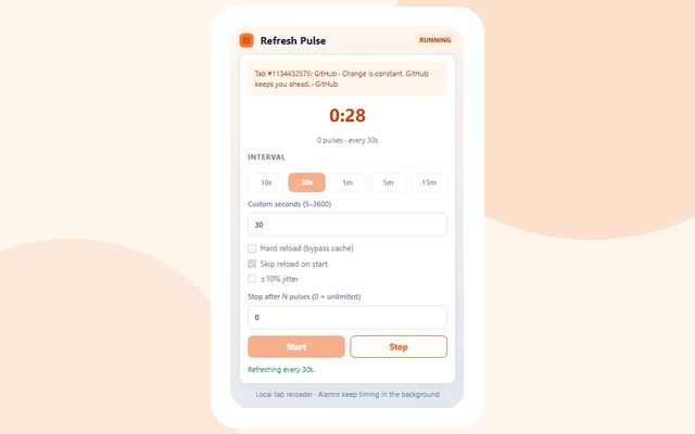 Refresh Pulse screenshot 2