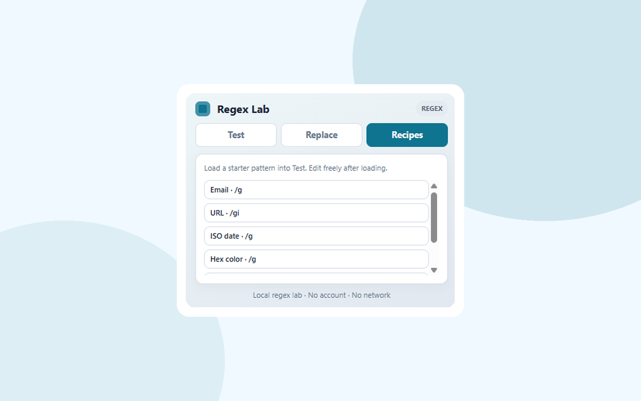 Regex Lab screenshot 3