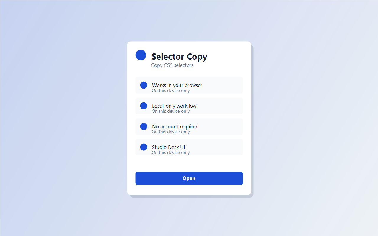 Selector Copy screenshot 1