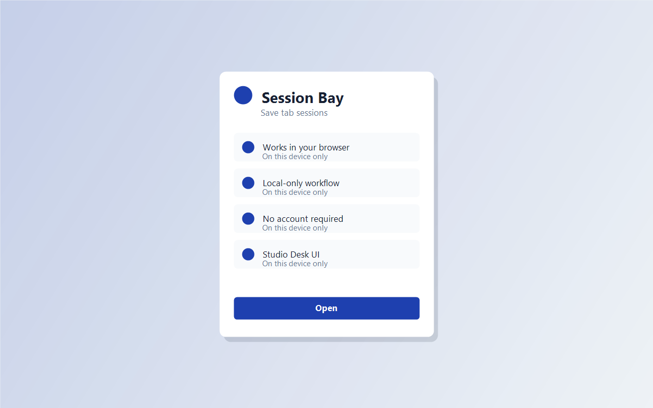 Session Bay screenshot 1