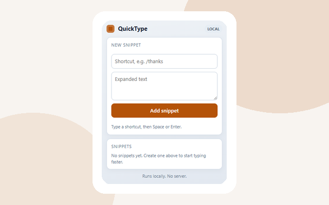QuickType screenshot 2