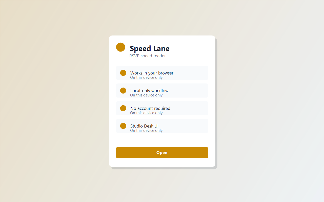 Speed Lane screenshot 1