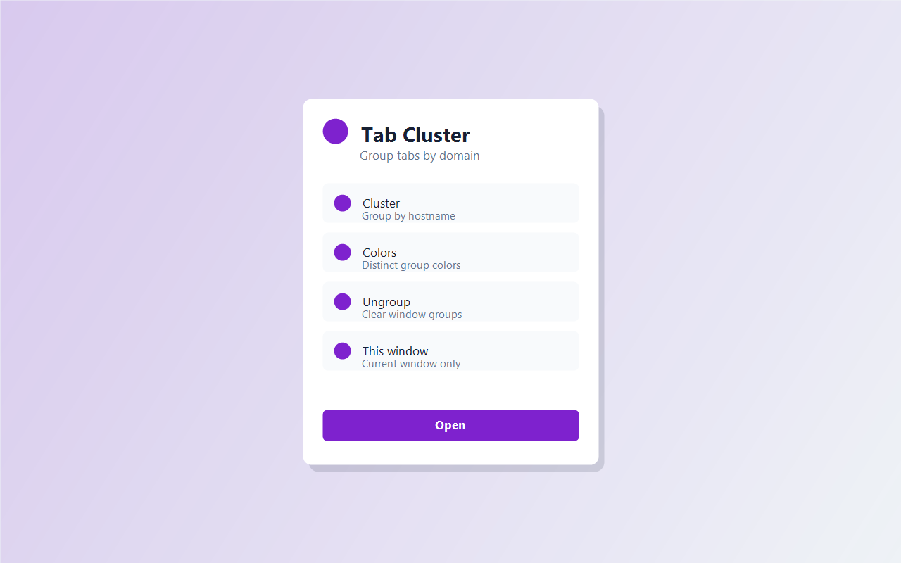 Tab Cluster screenshot 1