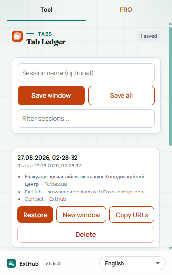 Tab Ledger screenshot 1