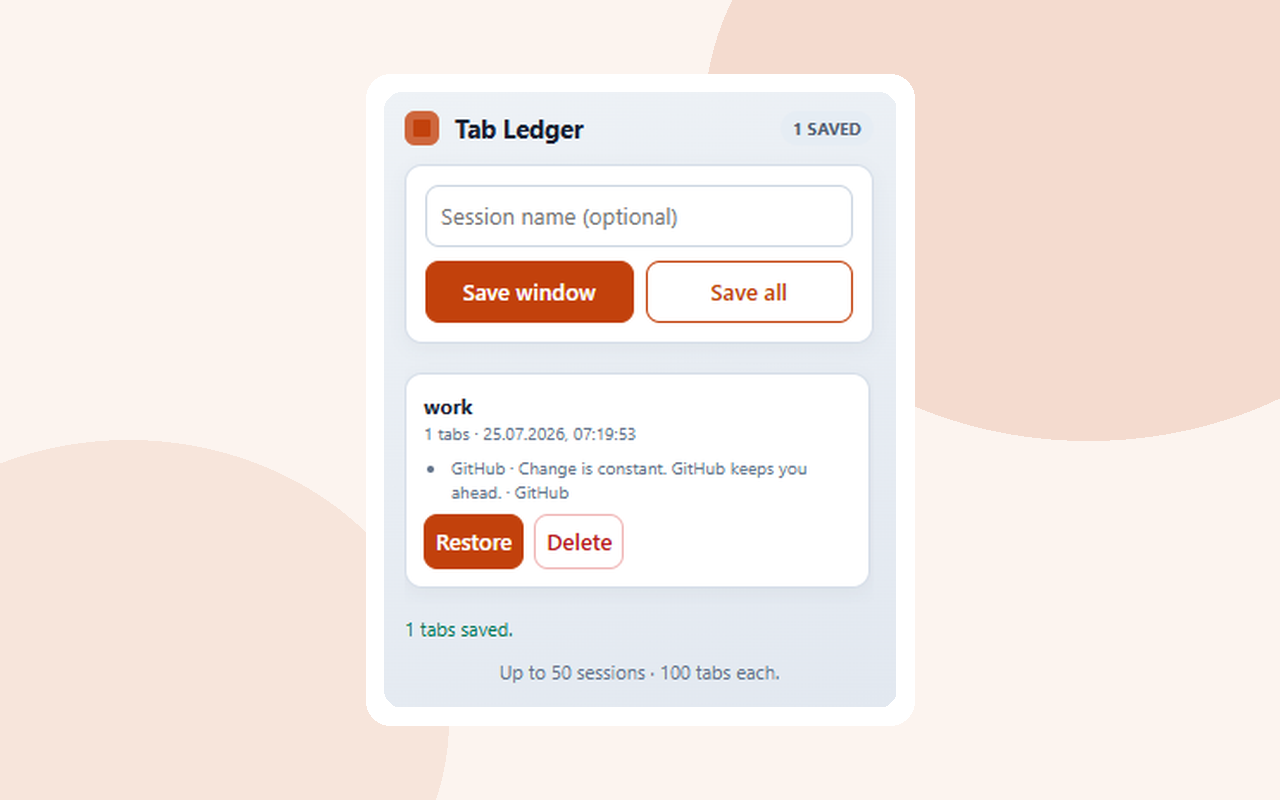 Tab Ledger screenshot 1
