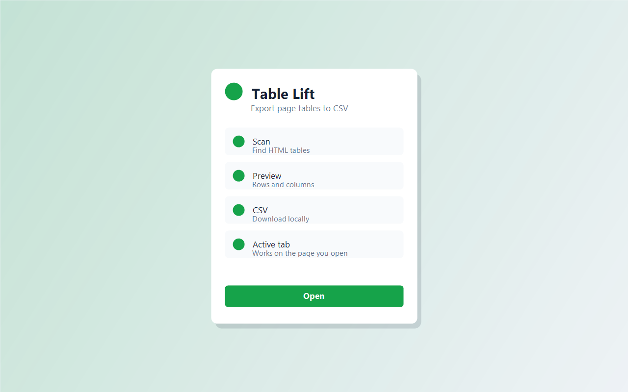 Table Lift screenshot 1