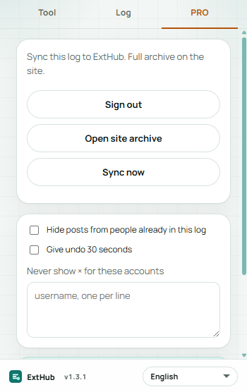 Threads Quick Block screenshot 3