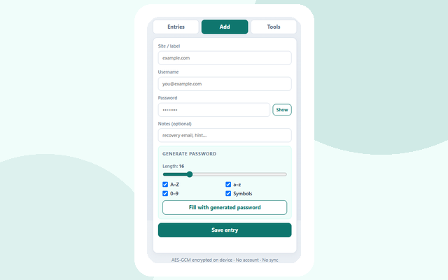 Vault Pocket screenshot 2