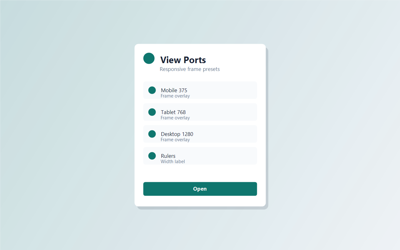 View Ports screenshot 1